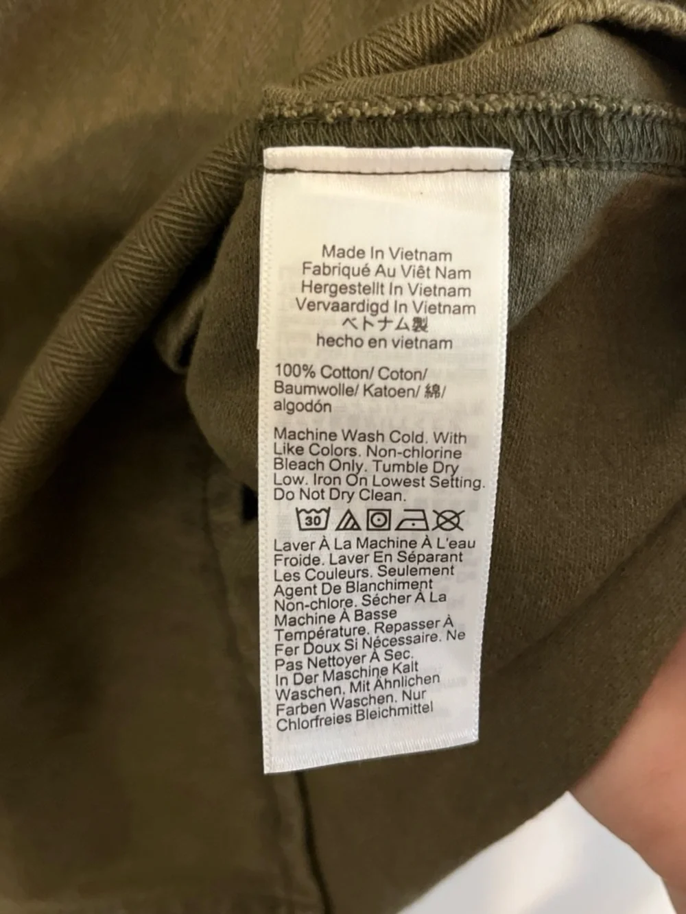 J. Crew 100% cotton